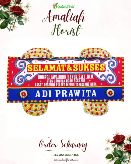 Papan Bunga Ucapan Selamat cijulang